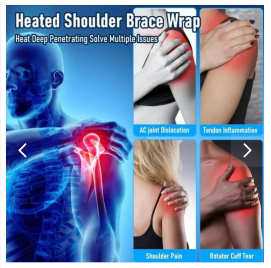 💪 Almohadilla Térmica para Hombro – Alivio Instantáneo del Dolor y Mayor Movilidad