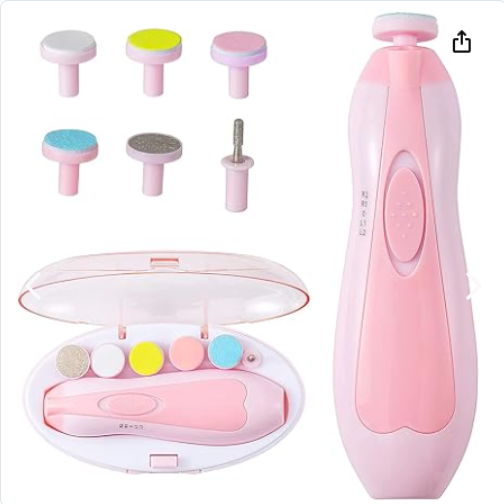 🍼 Lima de Uñas Eléctrica AXIDUN – Cuidado Seguro y Suave para tu Bebé