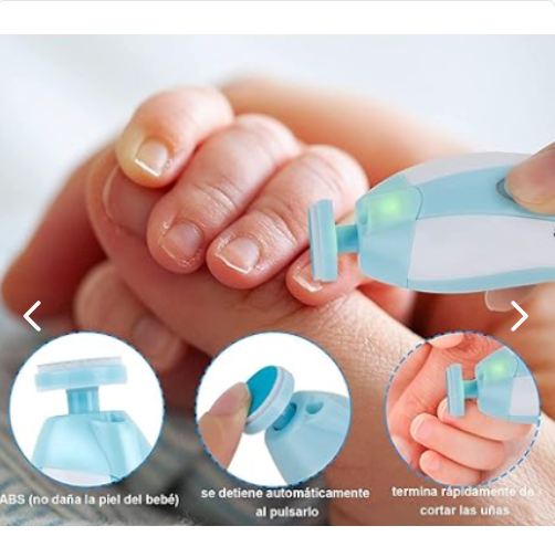 🍼 Lima de Uñas Eléctrica AXIDUN – Cuidado Seguro y Suave para tu Bebé