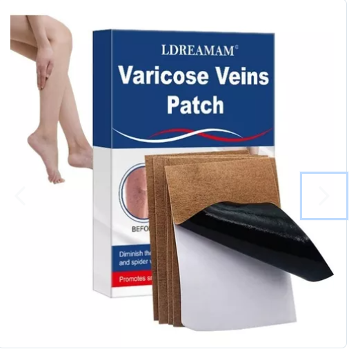 🌿 Parche Natural para Várices – Circulación Activa y Piel Saludable
