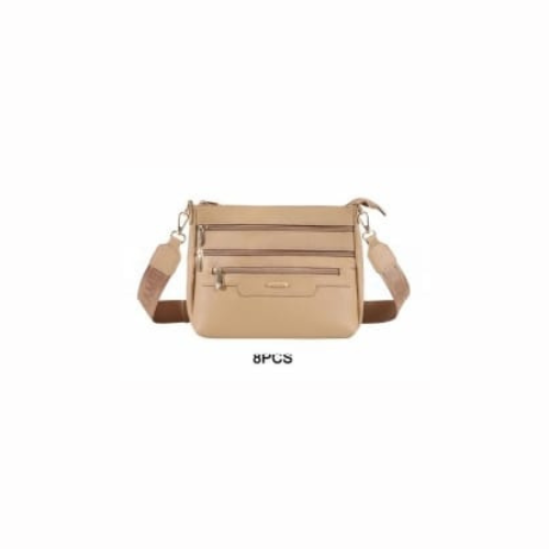 Bolso cruzado de piel sintética color vino – Estilo casual elegante