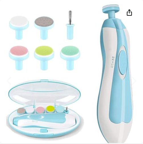 🍼 Lima de Uñas Eléctrica AXIDUN – Cuidado Seguro y Suave para tu Bebé