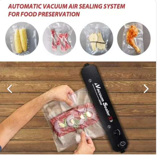 🧊 Máquina Selladora al Vacío con 10 Bolsas – Conserva tu comida fresca por más tiempo